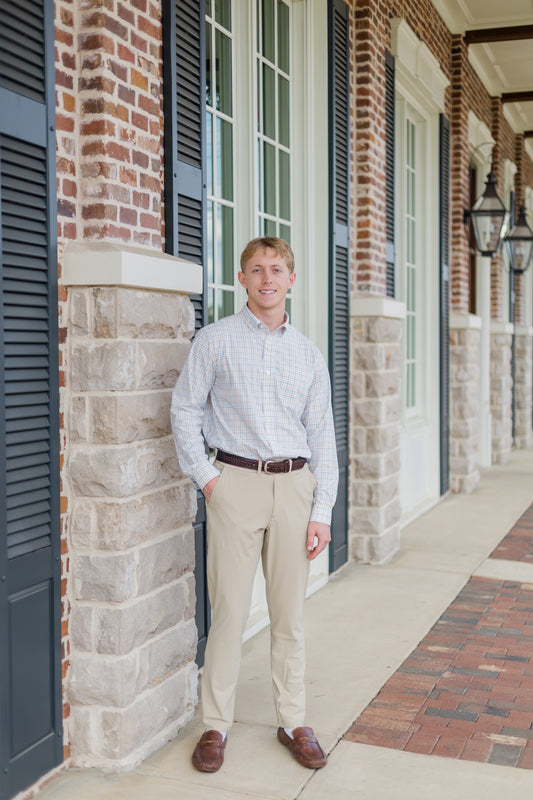 Samford Check LS - Meadowbrook