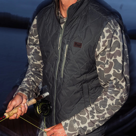 Marsh Wear Barnwell Puff Vest - Ash