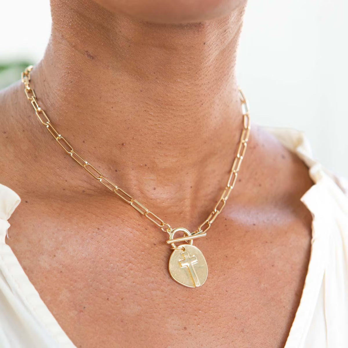 Royal Standard Cross Necklace