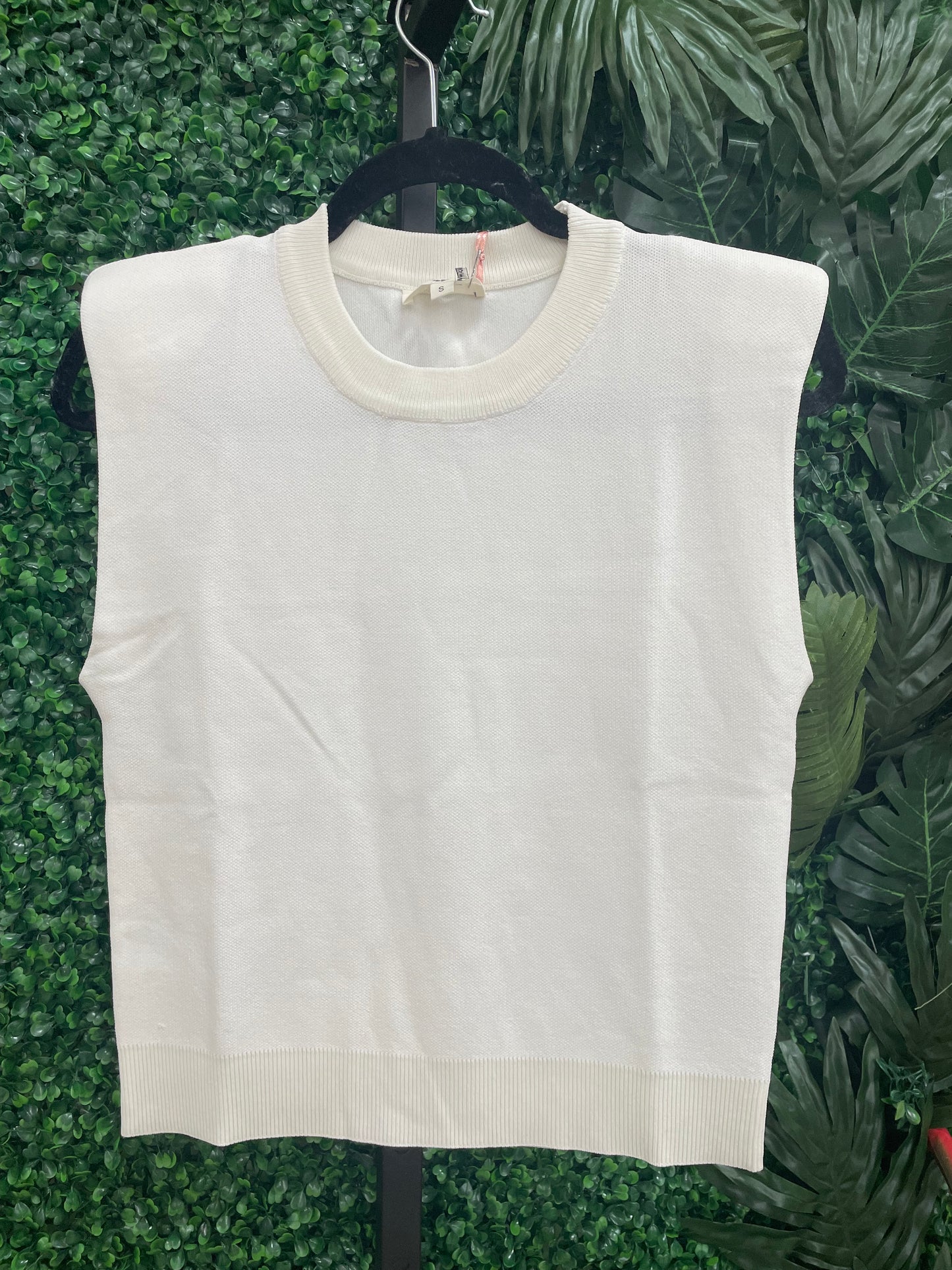 Bounce Back Top - White