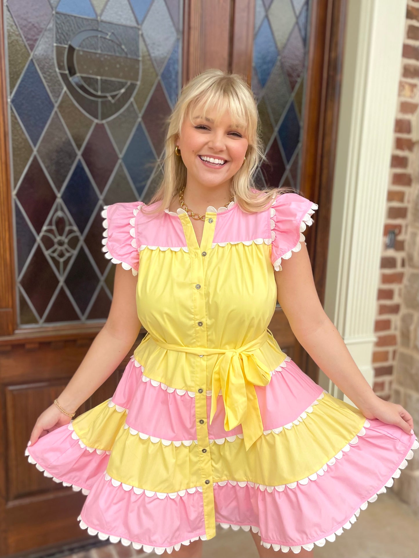 Rise Again Dress - Yellow
