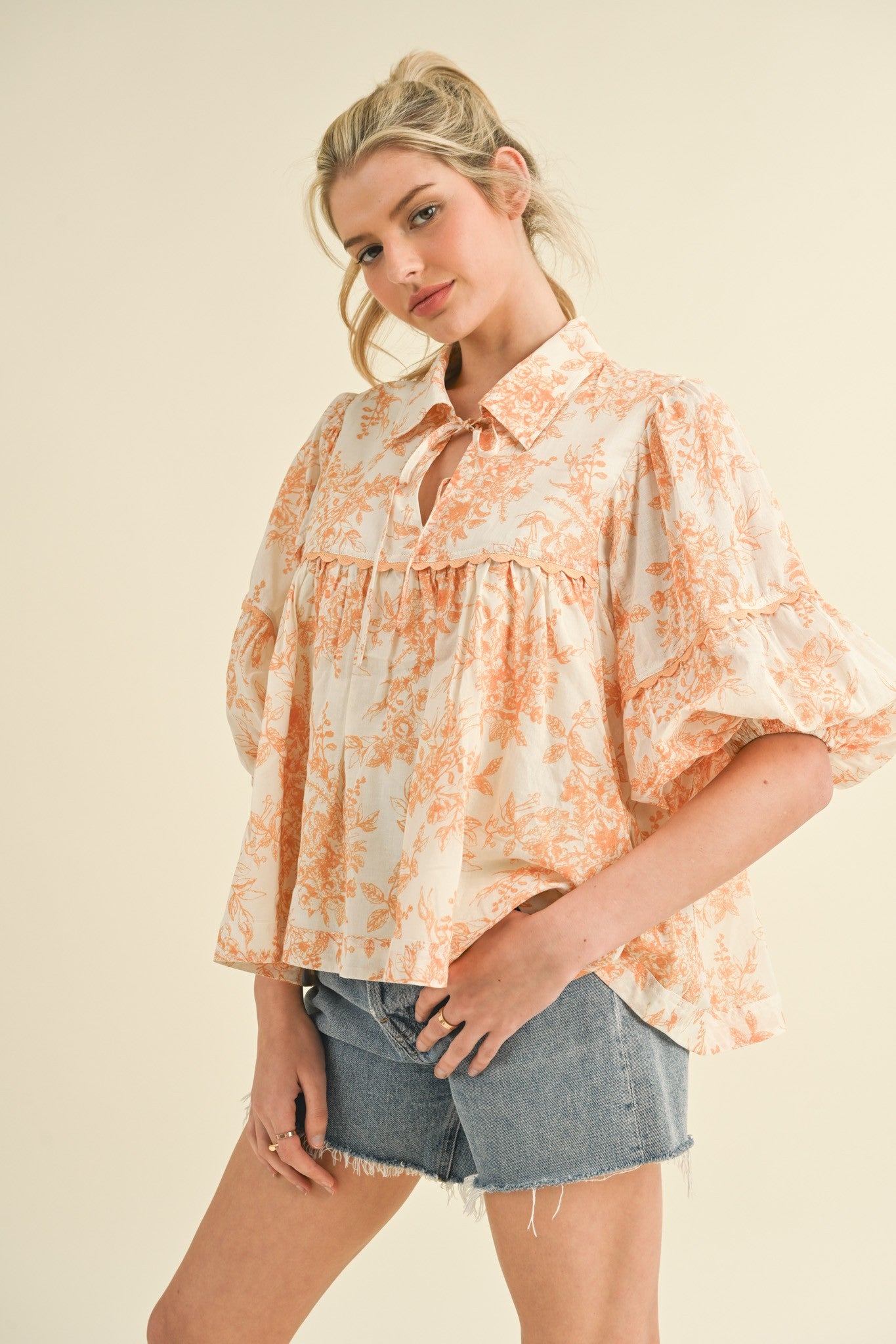 A Night in Greece Top - Amber
