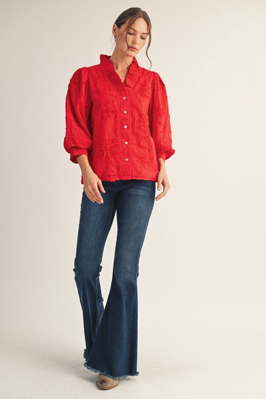 Looking for Answers Top - Red