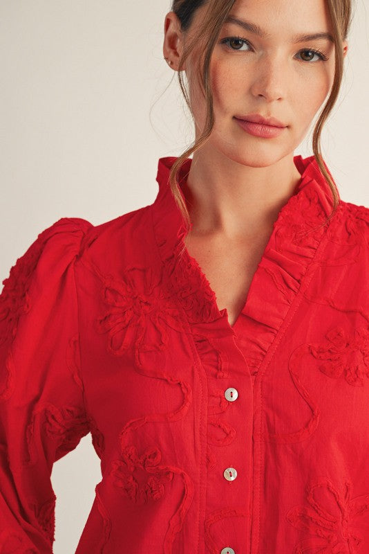 Looking for Answers Top - Red