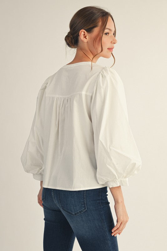 Forgive Me Top - White