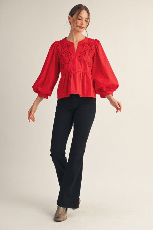 Forgive Me Top - Red