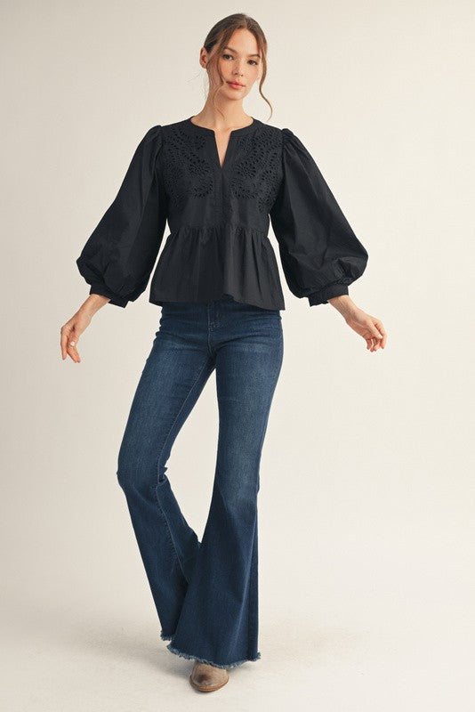 Forgive Me Top - Black