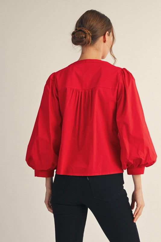 Forgive Me Top - Red