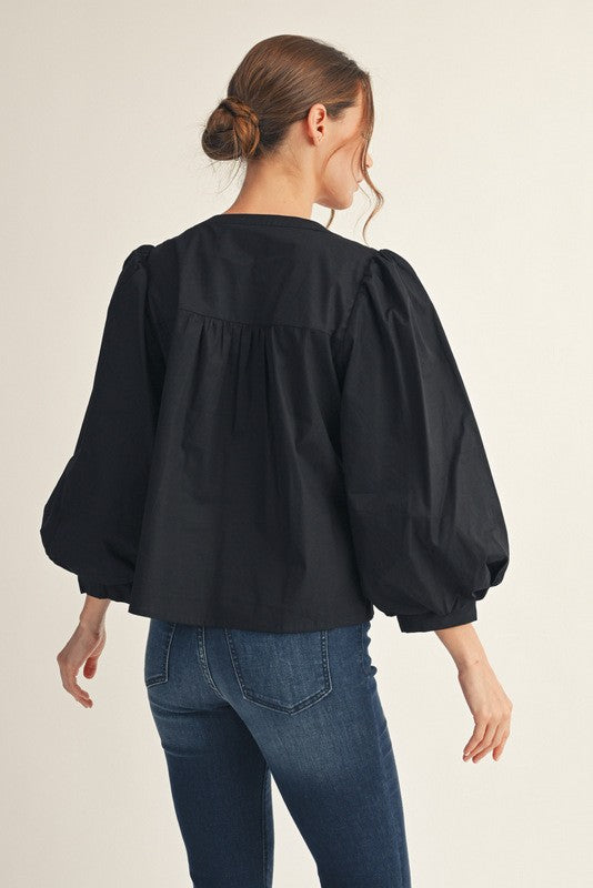 Forgive Me Top - Black
