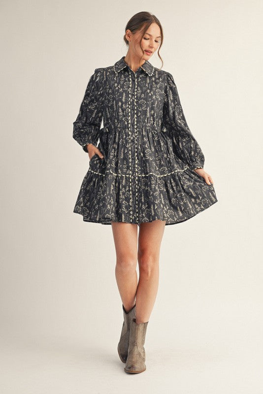 Breathe with Me Dress - Ash Grey