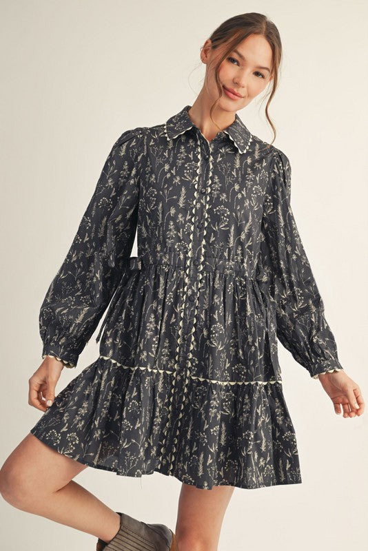 Breathe with Me Dress - Ash Grey