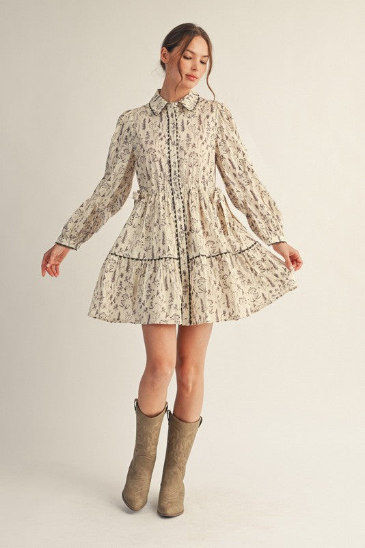 Breathe with Me Dress - Natural