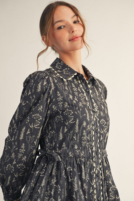 Breathe with Me Dress - Ash Grey