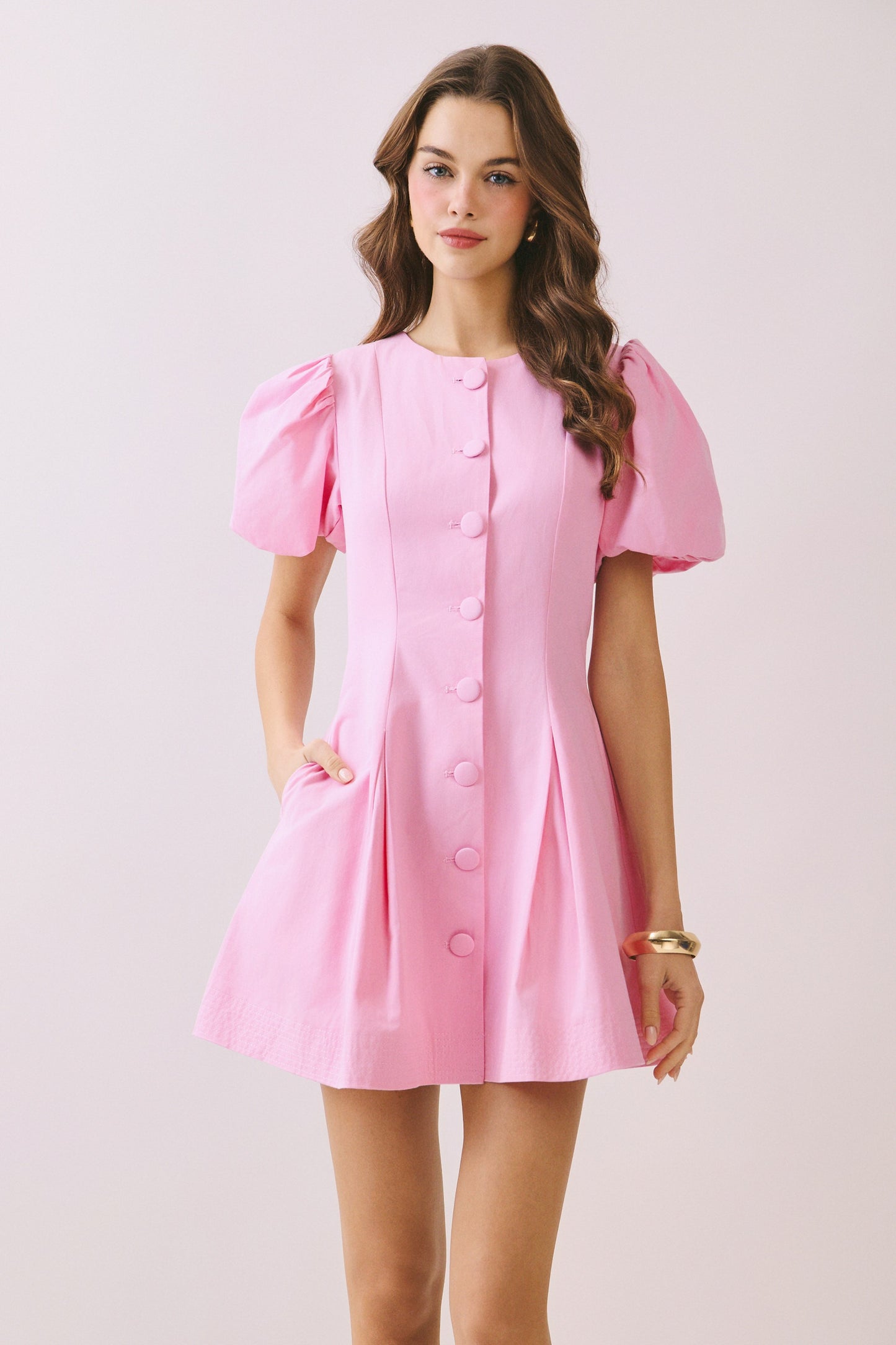 Business Professional Mini Dress - Pink