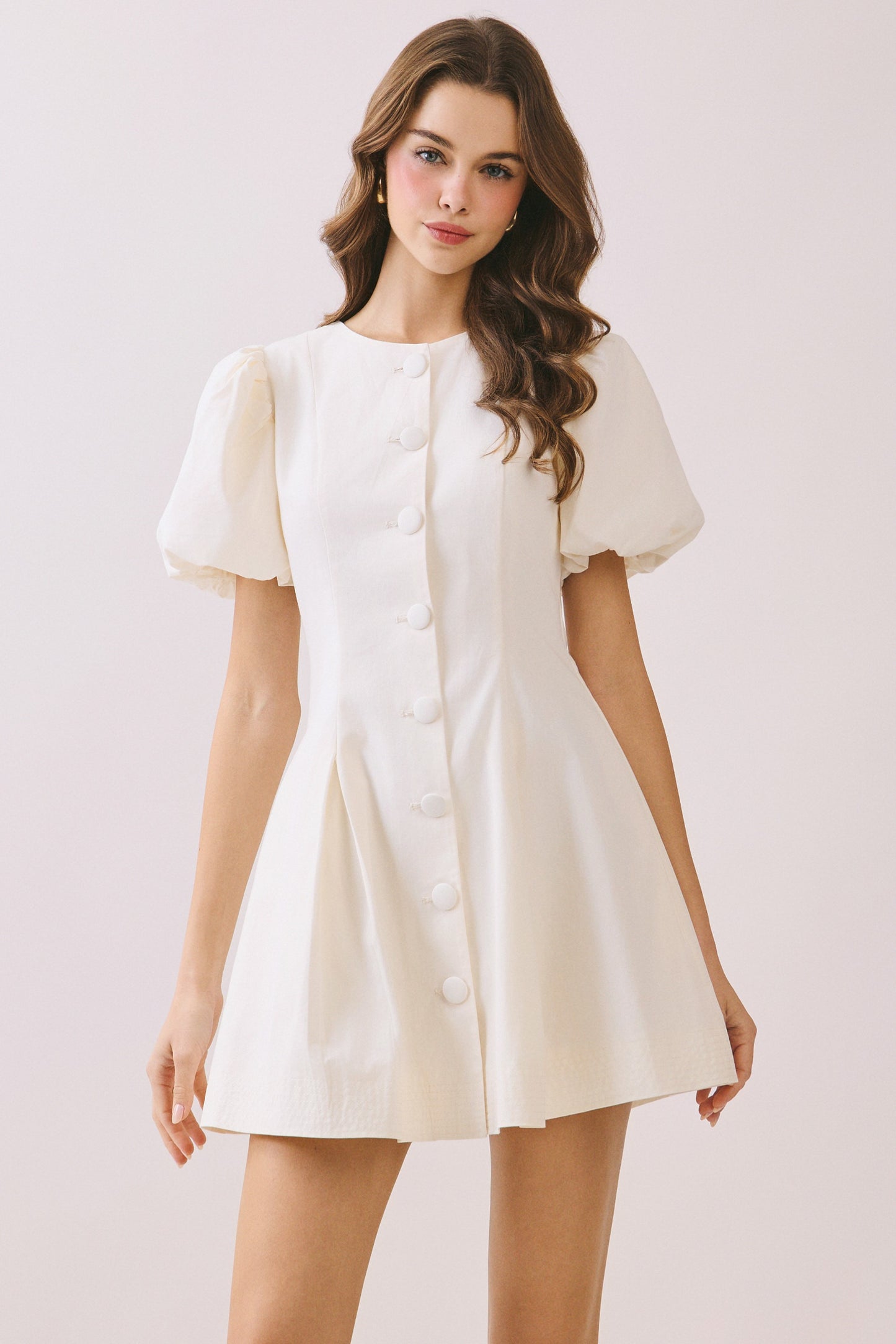 Business Professional Mini Dress - White