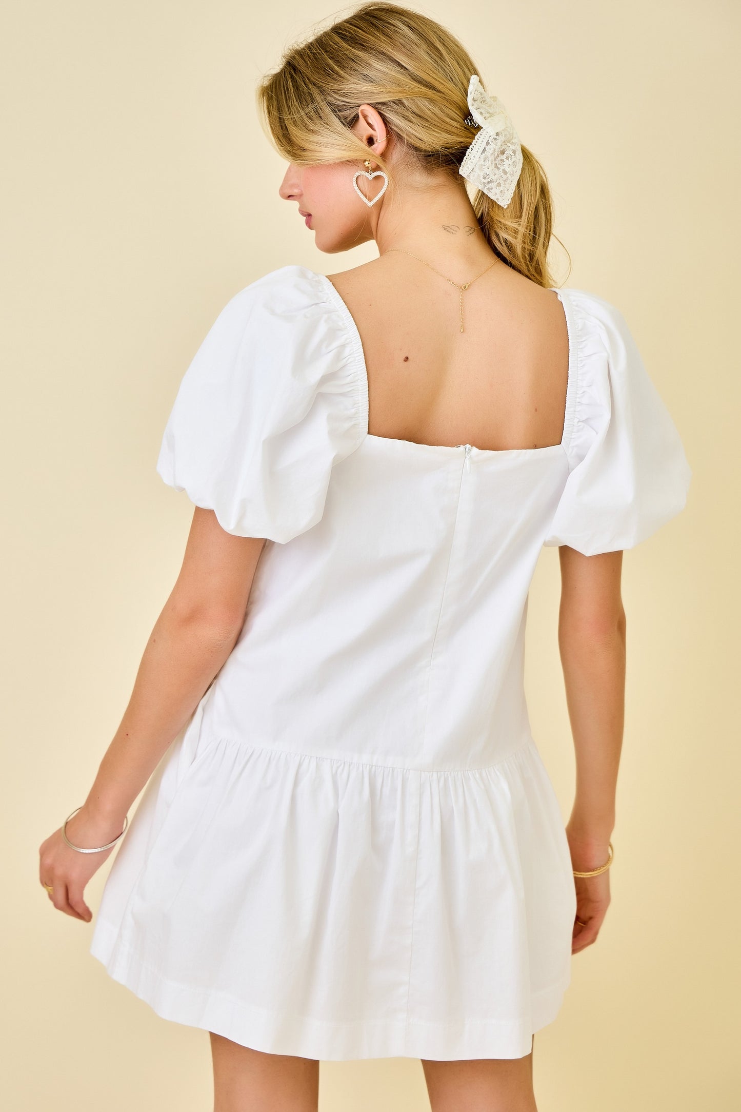 Ray Of Sunshine Dress - White