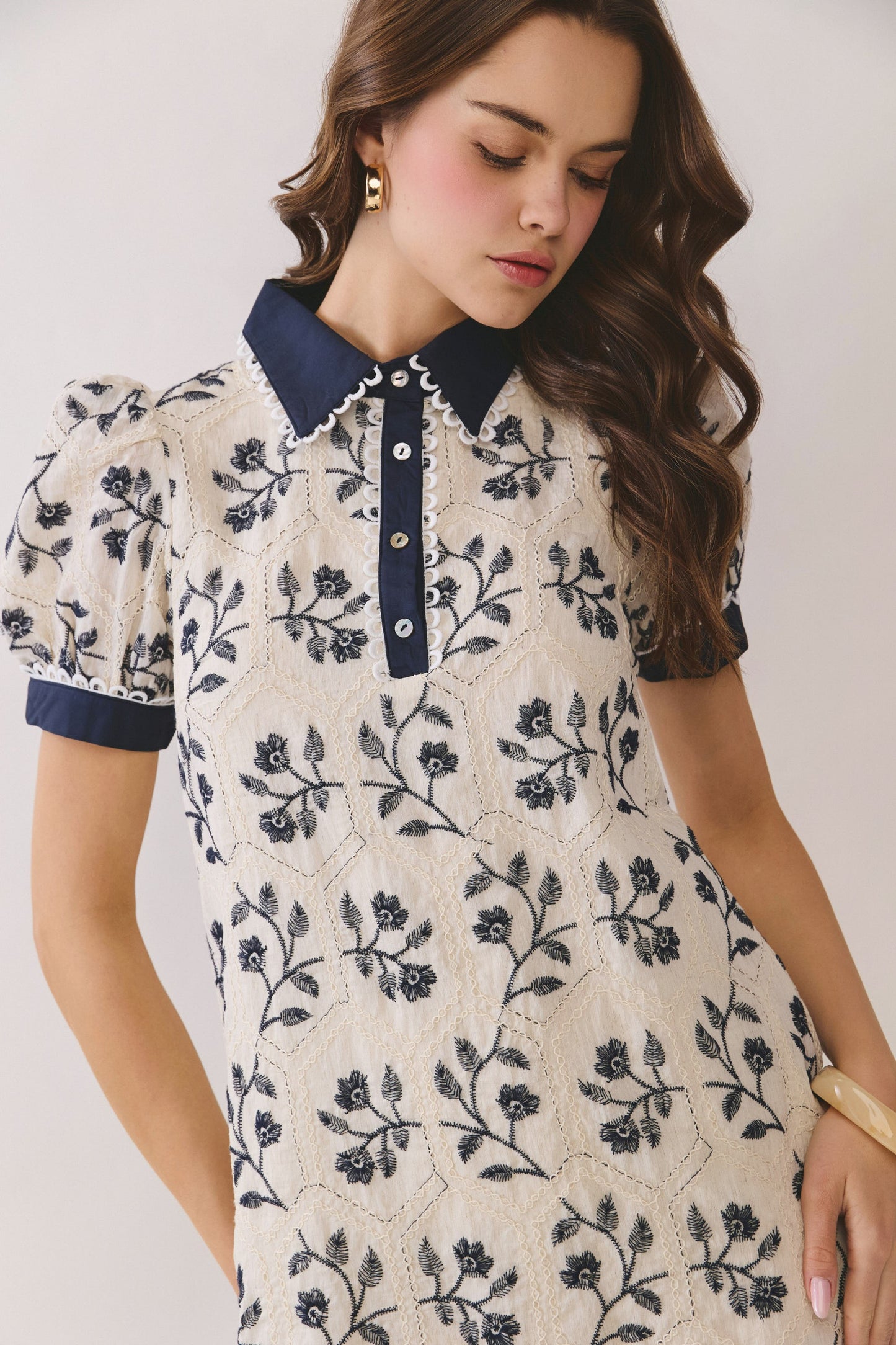 Nautical Navy Mini Dress