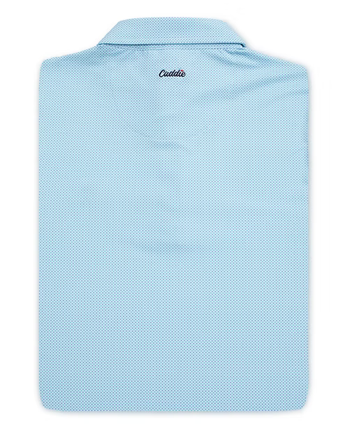 Caddie Hydrangea Polo - Blue