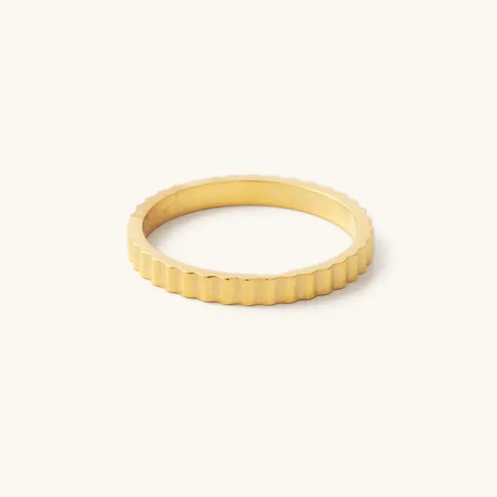 Nikki Smith Dylan Ridged Band Ring