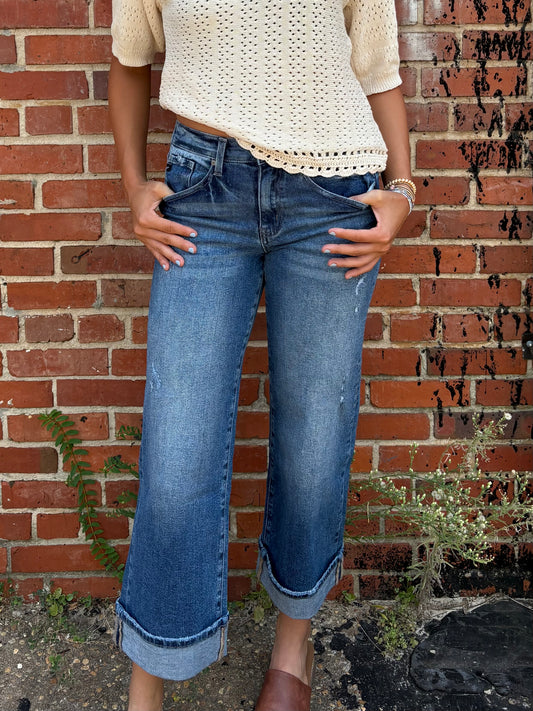 Walk with Love Wide Leg Jeans