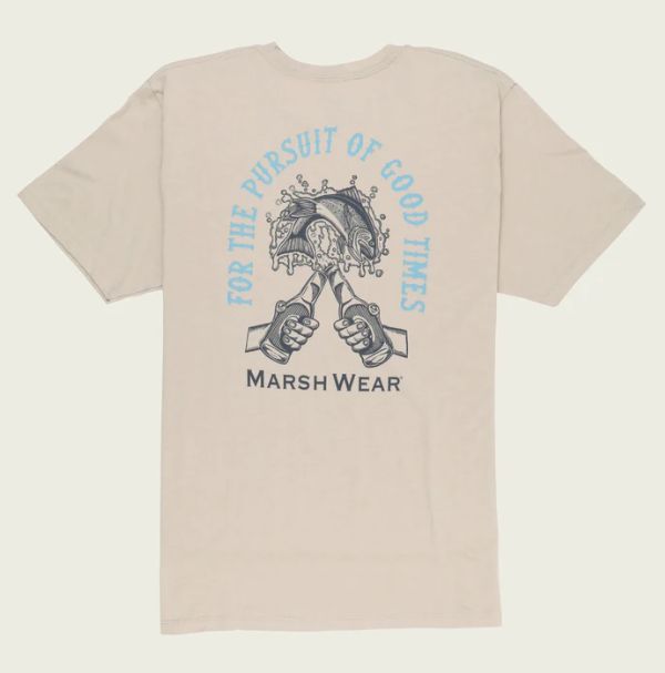 Marsh Wear Cheers Tee - Oatmeal Heather