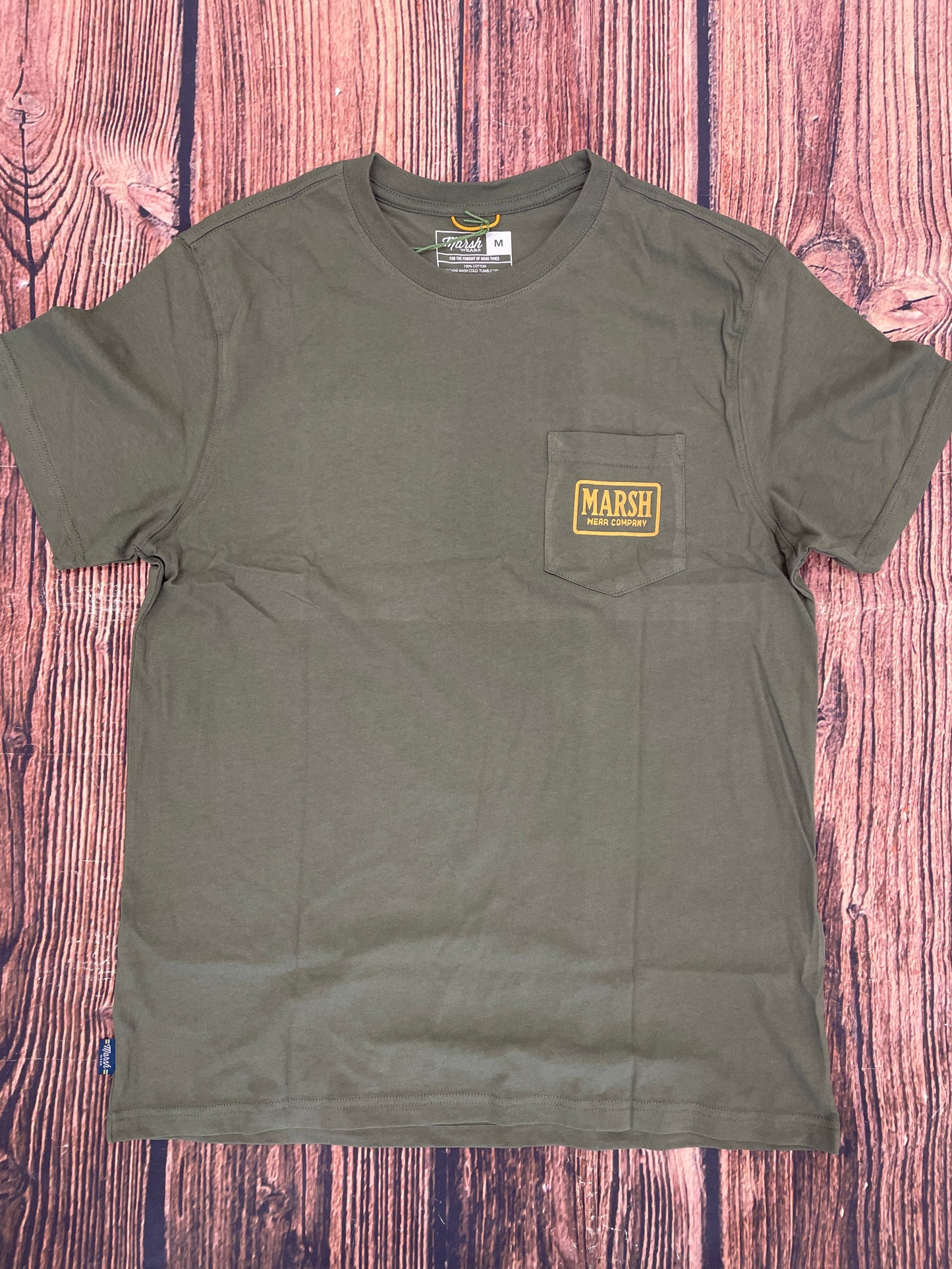 Marsh Wear Badge Tee - Bronze Green