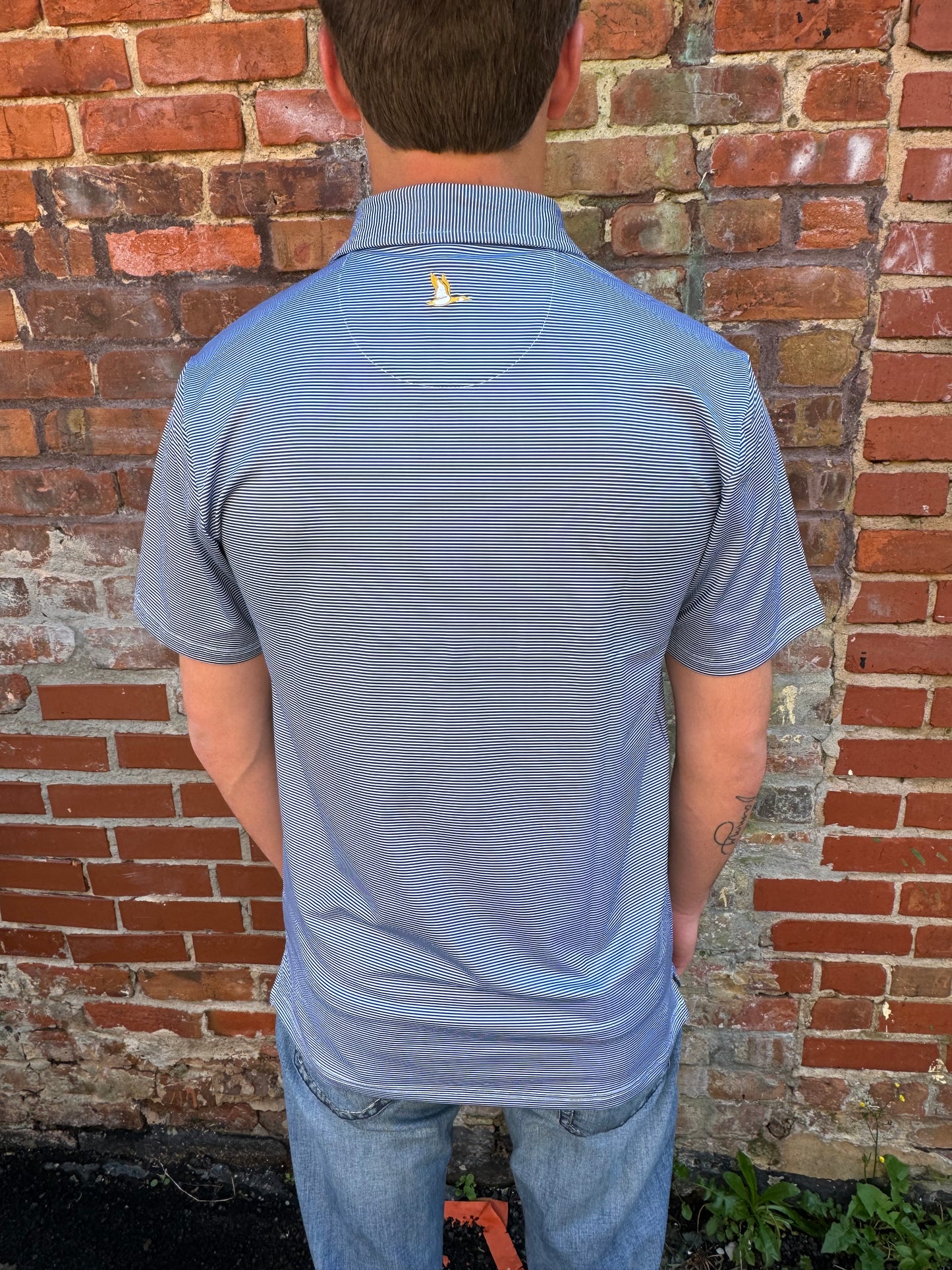 Roost Navy Performance Polo