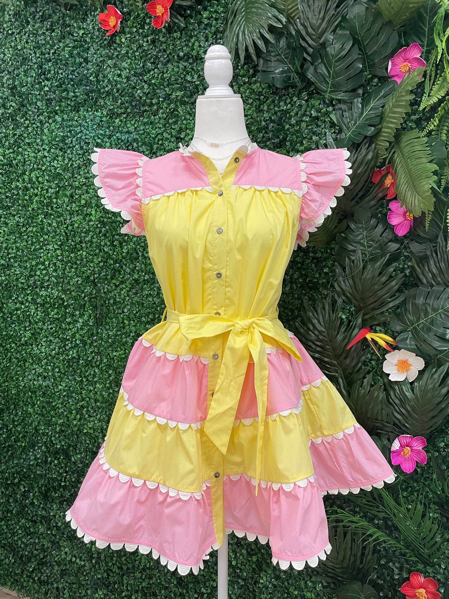 Rise Again Dress - Yellow