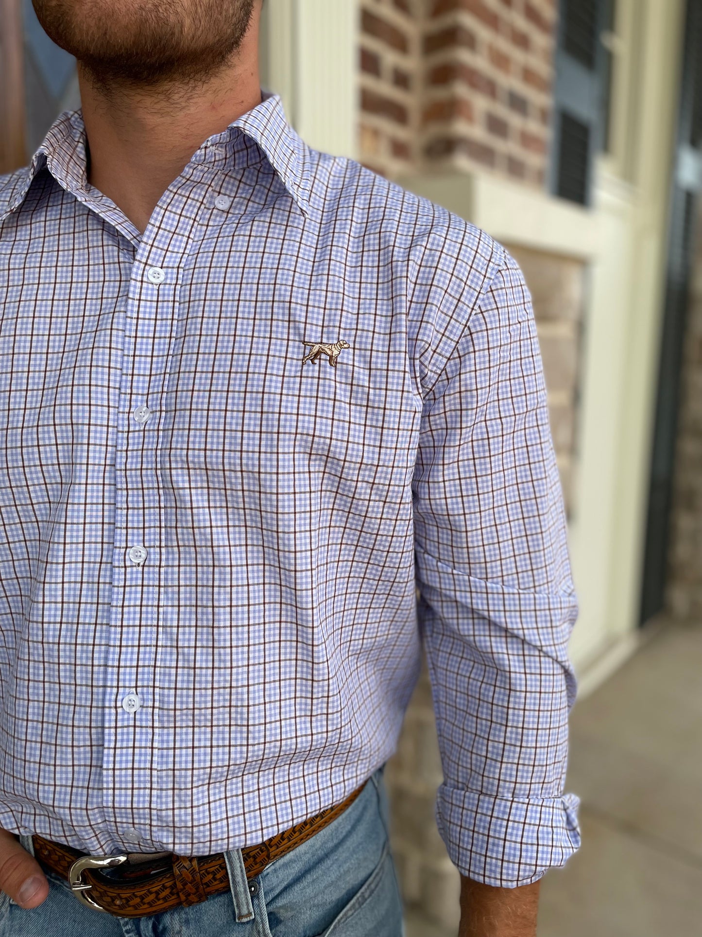 Fieldstone Mason Button Down - Blue