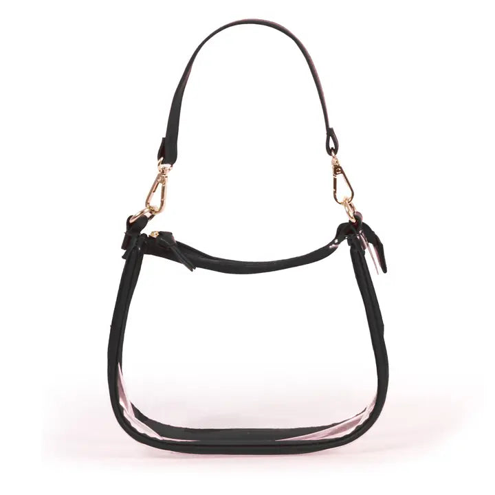 The Clara Clear Purse - Black
