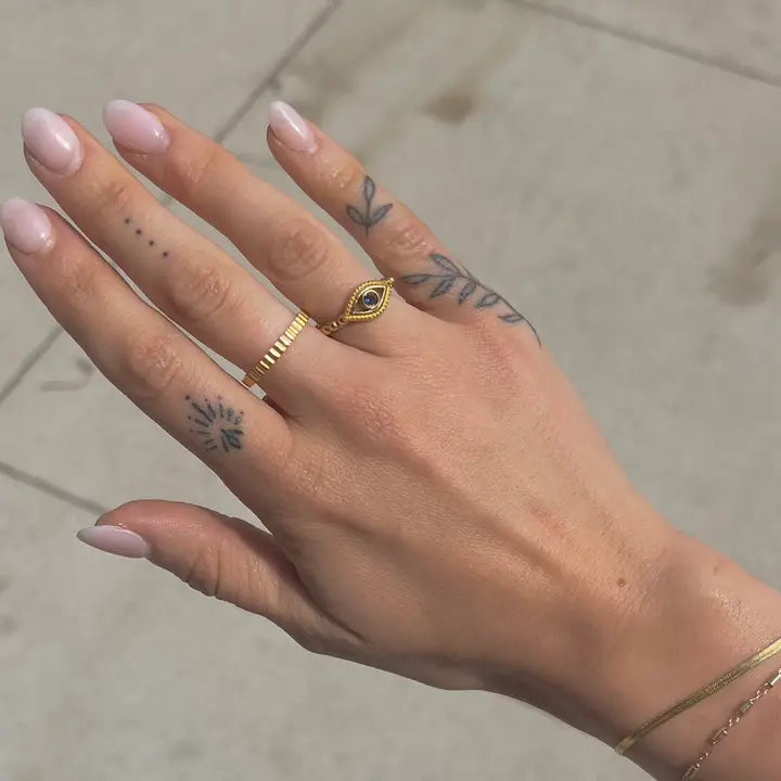 Nikki Smith Dylan Ridged Band Ring