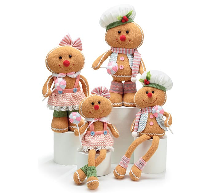 Gingerbread Family Plush Simply South Outfitters