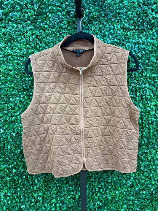 Perfect Timing Vest - Mocha