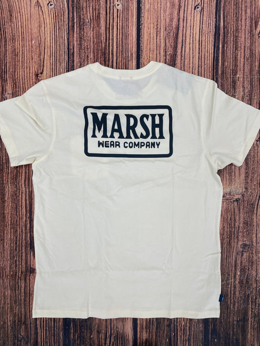 Marsh Wear Badge Tee - Vintage White