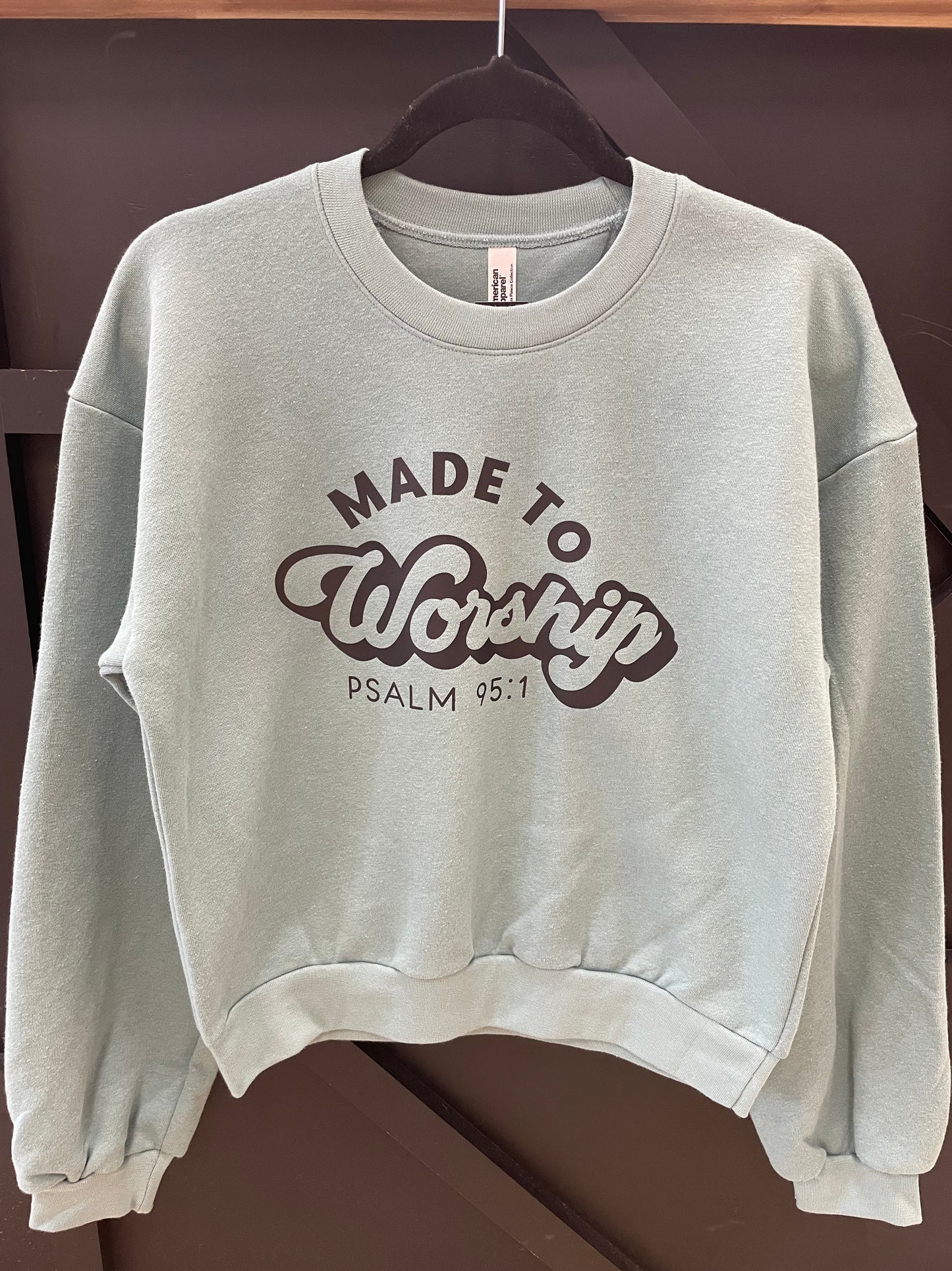 Made to Worship Peyton River Cropped Crew