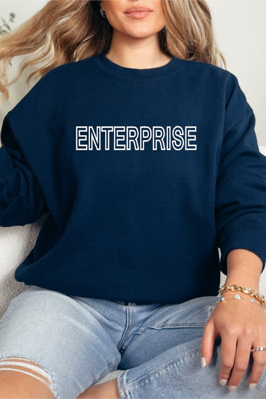 Enterprise Hollow Embroidered Sweatshirt
