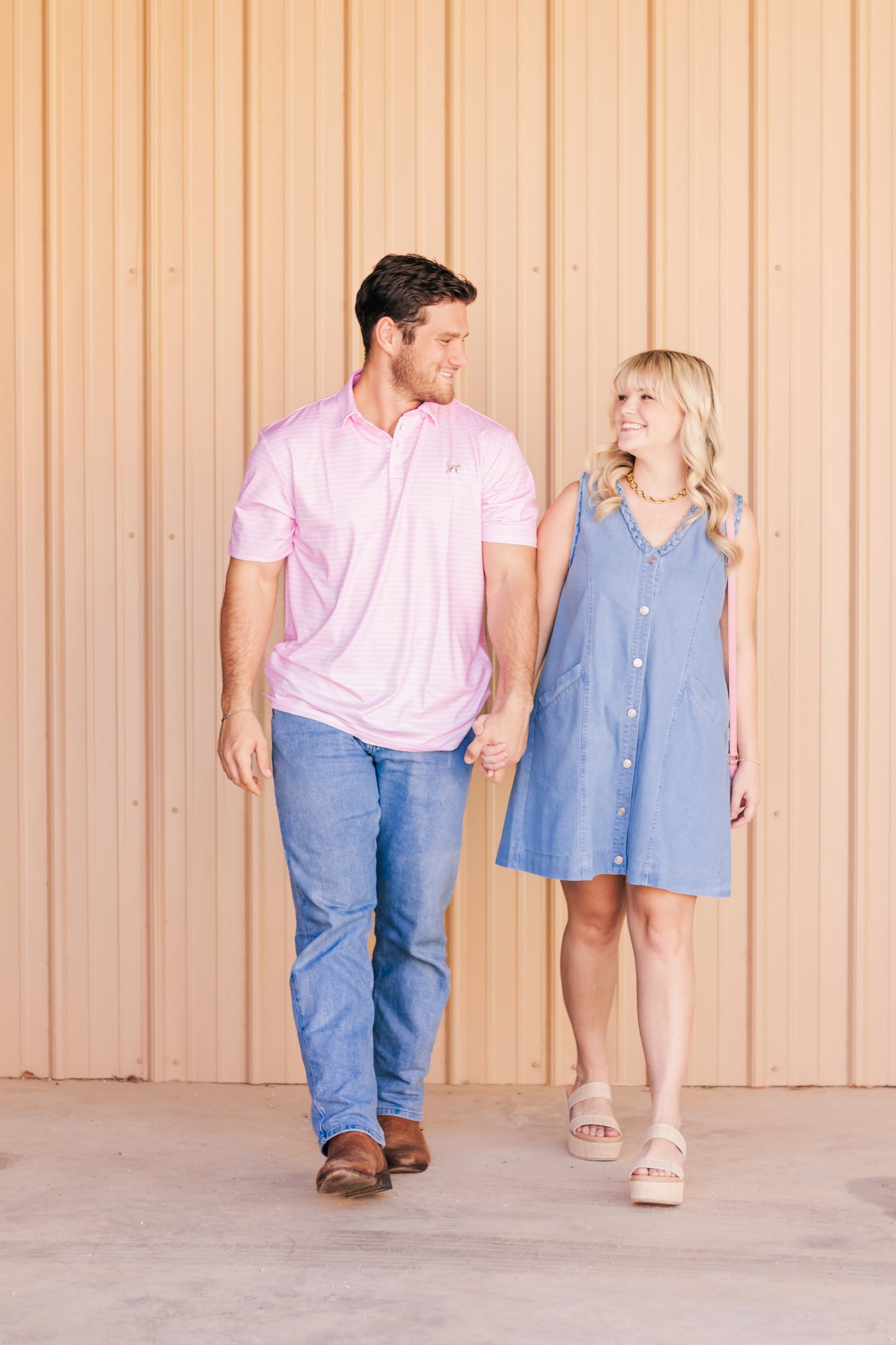 Fieldstone Clubhouse Polo - Pink