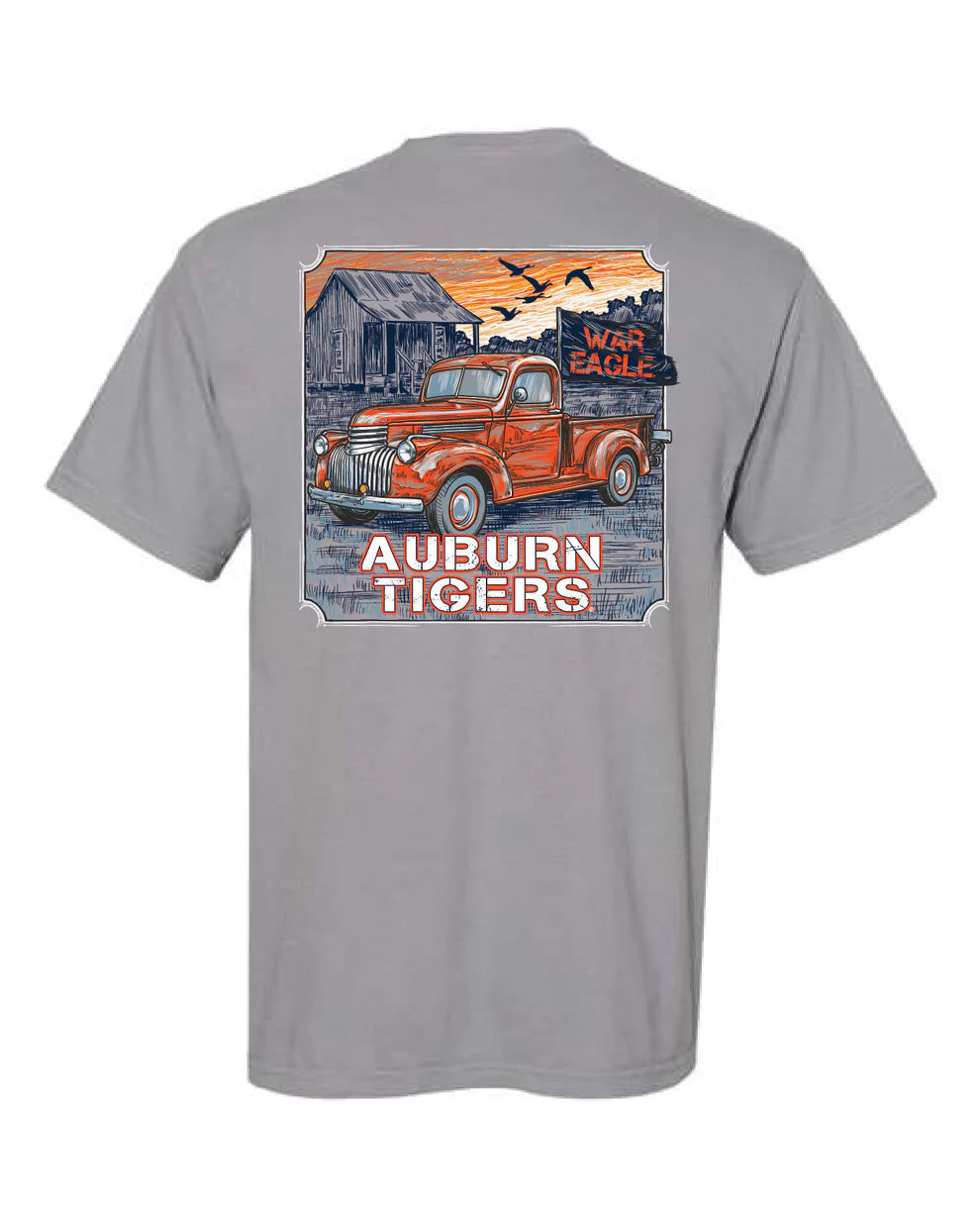 Speckle Bellies Auburn Truck Tee