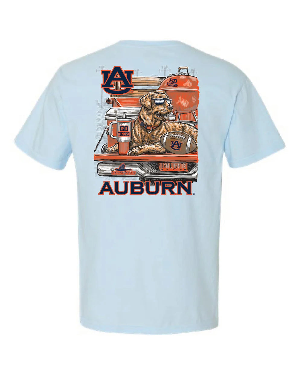 Speckle Bellies Auburn Tumbler Lab Tee - Chambray