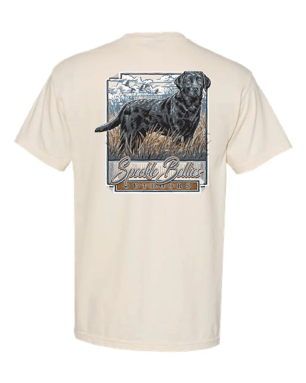 Speckle Bellies Black Lab Tee