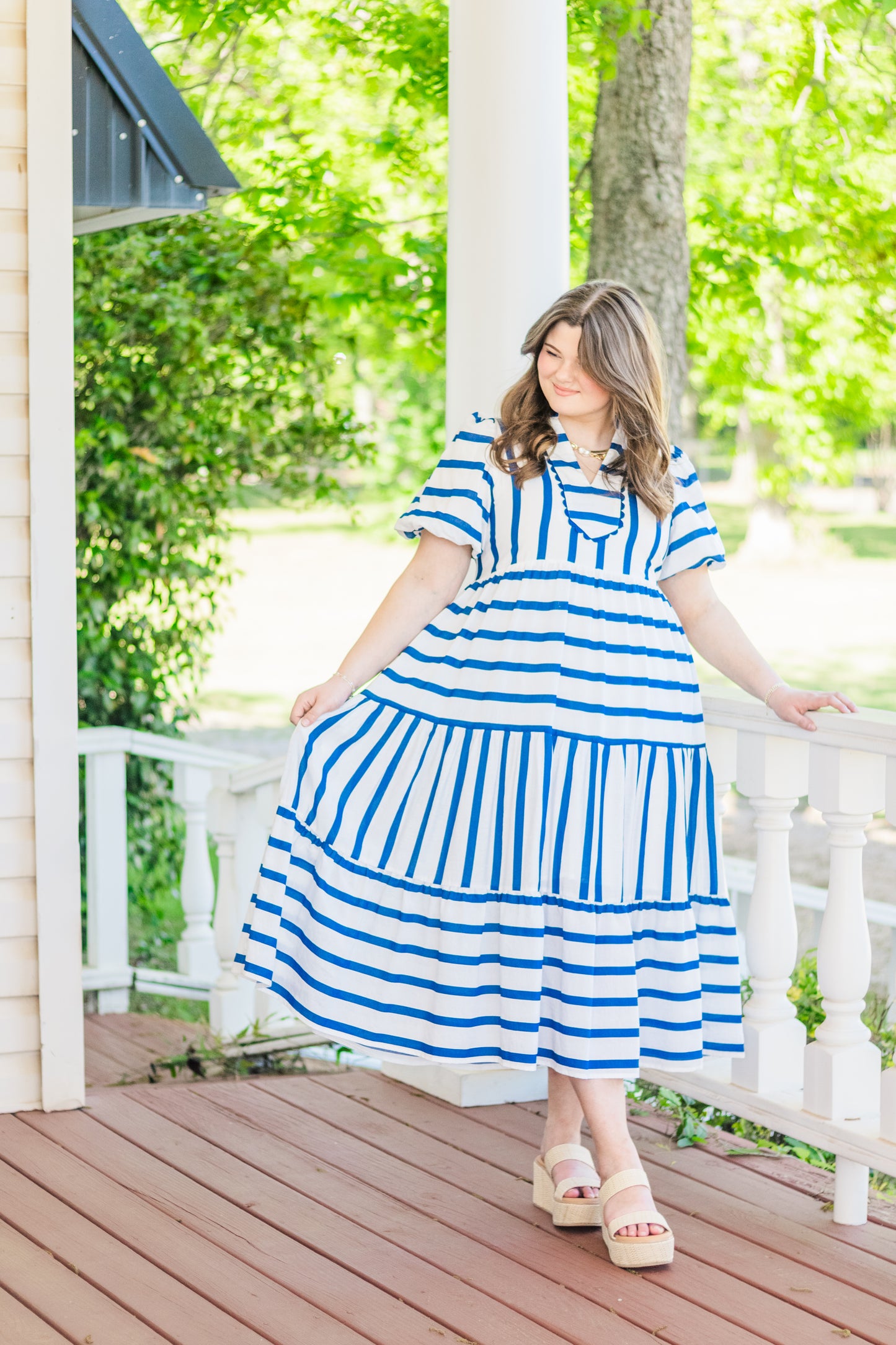 Drift Away Dress - Navy