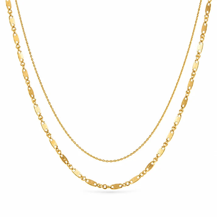 Ellie Vail Dora Double Chain Necklace