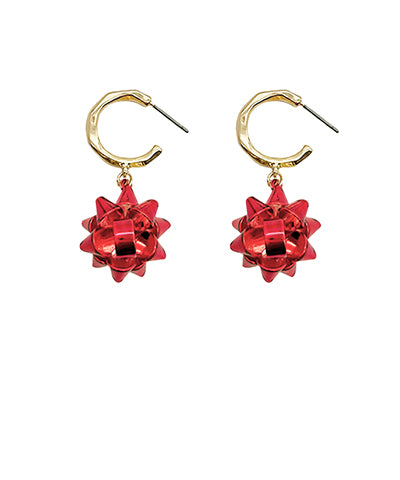 Christmas Bow Huggies