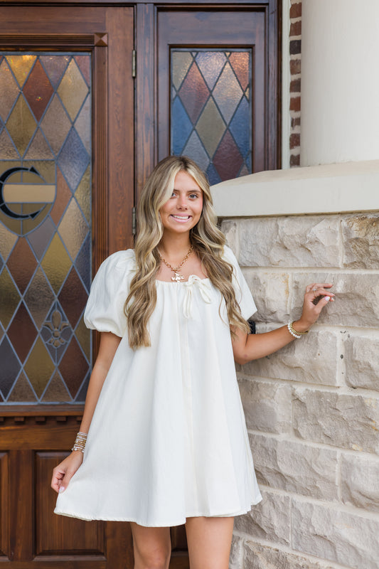 Lunch Date Dress - Ivory