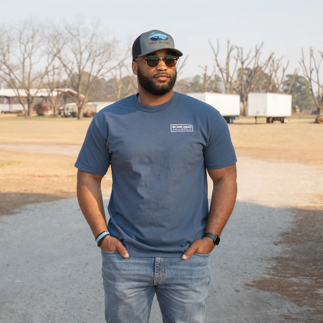 Old South Lineman Bucket Truck Tee