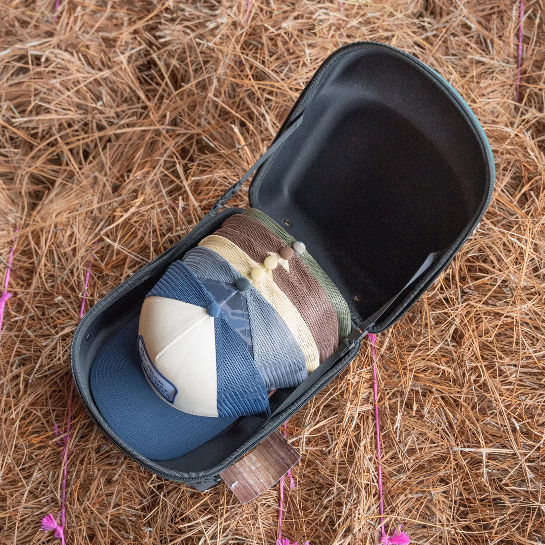 Old South 6 Hat Travel Case - Duck Pattern