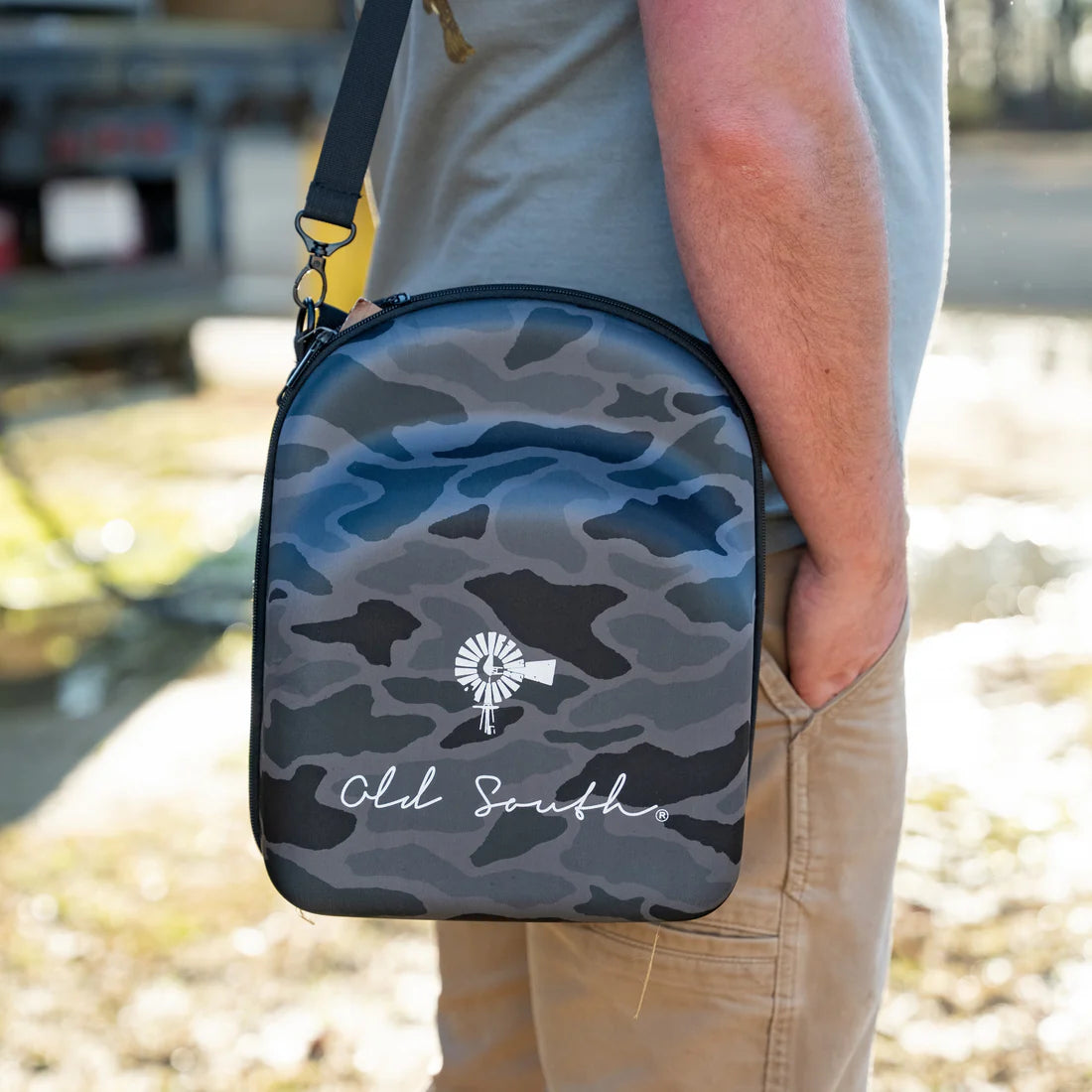 Old South 6 Hat Travel Case - Blackout Camo