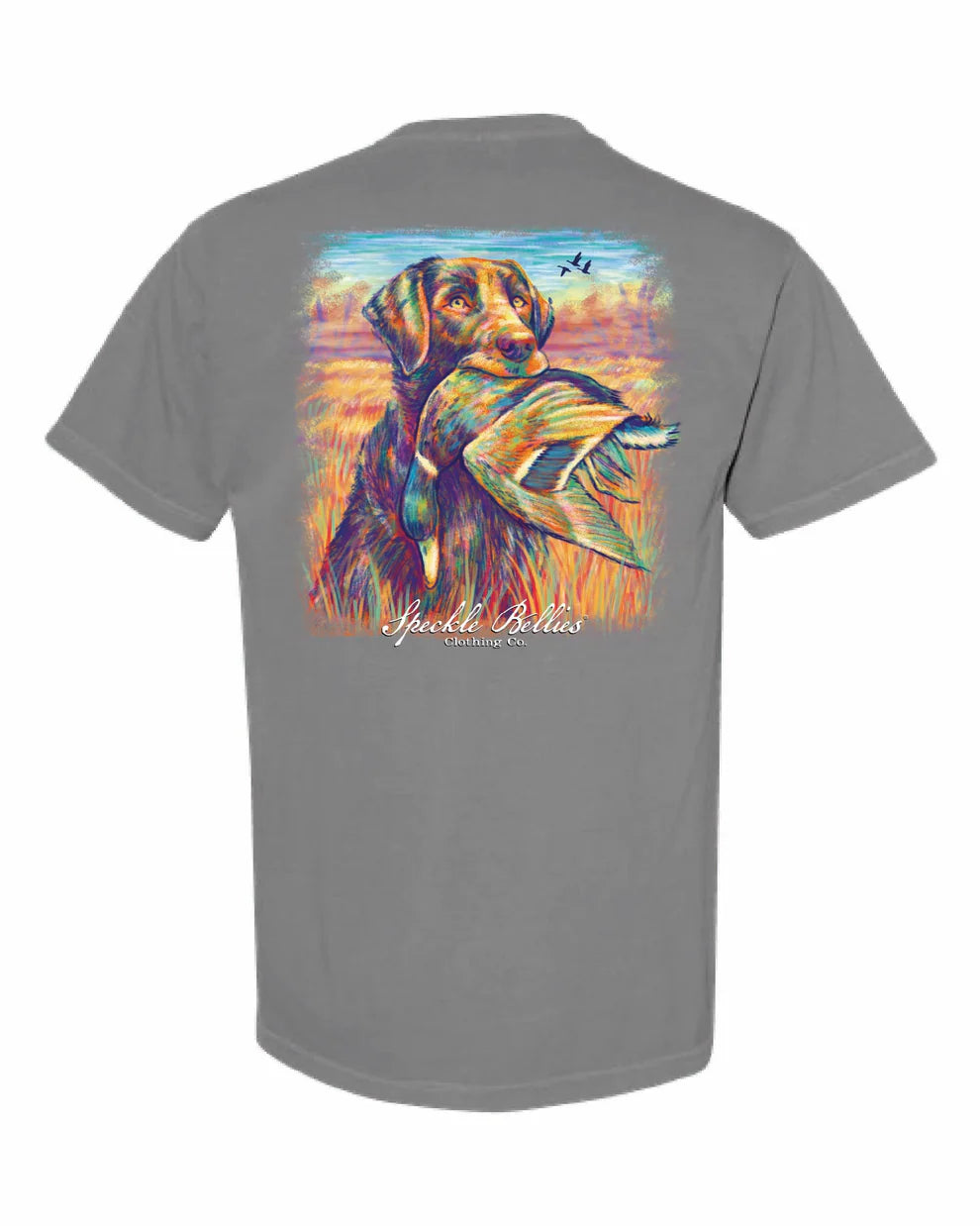 Speckle Bellies Dog Duck Tee