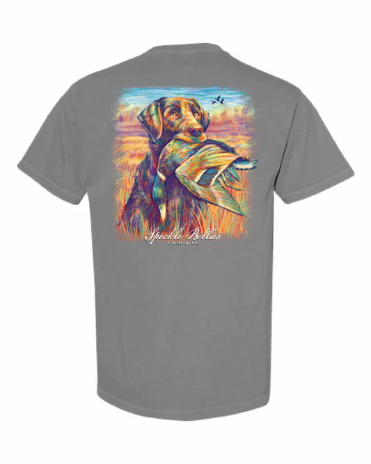 Speckle Bellies Dog Duck Tee