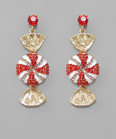 Peppermint Candy Earrings